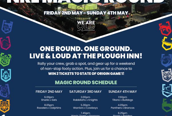 Plough Inn: NRL Magic Round 2025, South Bank, Brisbane.