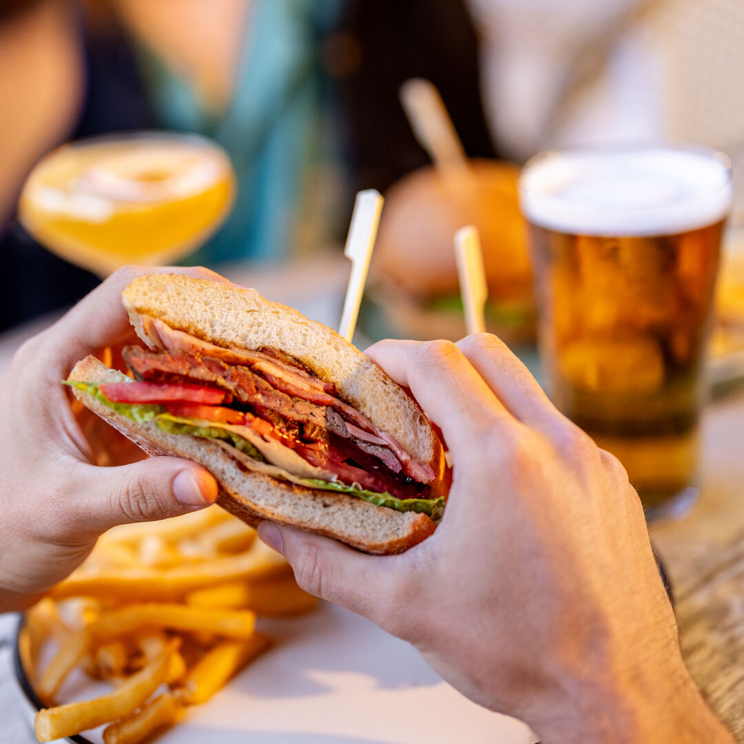The Plough Inn - International Beer Day: $25 Steak Sanga and Pint Deal